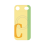 プレミアムパネル with MagSafe［ オリジナル - initial color line - C yellow ］