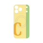 プレミアムパネル with MagSafe［ オリジナル - initial color line - C yellow ］