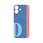 プレミアムパネル with MagSafe［ オリジナル - initial color line - D blue ］