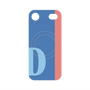 プレミアムパネル with MagSafe［ オリジナル - initial color line - D blue ］