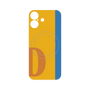 プレミアムパネル with MagSafe［ オリジナル - initial color line - D orange ］