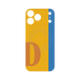 プレミアムパネル with MagSafe［ オリジナル - initial color line - D orange ］