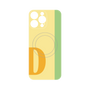 プレミアムパネル with MagSafe［ オリジナル - initial color line - D yellow ］