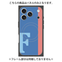 プレミアムパネル with MagSafe［ オリジナル - initial color line - F blue ］