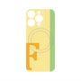 プレミアムパネル with MagSafe［ オリジナル - initial color line - F yellow ］