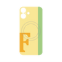 プレミアムパネル with MagSafe［ オリジナル - initial color line - F yellow ］