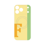 プレミアムパネル with MagSafe［ オリジナル - initial color line - F yellow ］