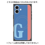 プレミアムパネル with MagSafe［ オリジナル - initial color line - G blue ］