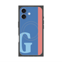 プレミアムパネル with MagSafe［ オリジナル - initial color line - G blue ］