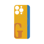 プレミアムパネル with MagSafe［ オリジナル - initial color line - G orange ］