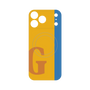 プレミアムパネル with MagSafe［ オリジナル - initial color line - G orange ］