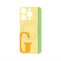 プレミアムパネル with MagSafe［ オリジナル - initial color line - G yellow ］