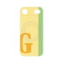 プレミアムパネル with MagSafe［ オリジナル - initial color line - G yellow ］