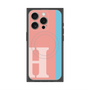 プレミアムパネル with MagSafe［ オリジナル - initial color line - H pink ］