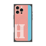 プレミアムパネル with MagSafe［ オリジナル - initial color line - H pink ］