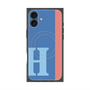 プレミアムパネル with MagSafe［ オリジナル - initial color line - H blue ］