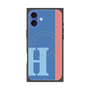 プレミアムパネル with MagSafe［ オリジナル - initial color line - H blue ］