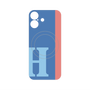 プレミアムパネル with MagSafe［ オリジナル - initial color line - H blue ］