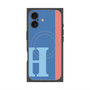 プレミアムパネル with MagSafe［ オリジナル - initial color line - H blue ］