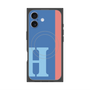 プレミアムパネル with MagSafe［ オリジナル - initial color line - H blue ］
