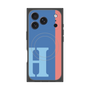 プレミアムパネル with MagSafe［ オリジナル - initial color line - H blue ］