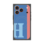 プレミアムパネル with MagSafe［ オリジナル - initial color line - H blue ］