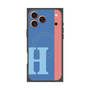 プレミアムパネル with MagSafe［ オリジナル - initial color line - H blue ］