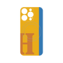 プレミアムパネル with MagSafe［ オリジナル - initial color line - H orange ］