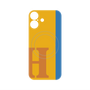 プレミアムパネル with MagSafe［ オリジナル - initial color line - H orange ］