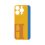 プレミアムパネル with MagSafe［ オリジナル - initial color line - H orange ］
