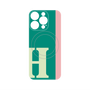 プレミアムパネル with MagSafe［ オリジナル - initial color line - H green ］