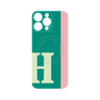 プレミアムパネル with MagSafe［ オリジナル - initial color line - H green ］