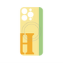 プレミアムパネル with MagSafe［ オリジナル - initial color line - H yellow ］