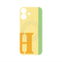 プレミアムパネル with MagSafe［ オリジナル - initial color line - H yellow ］