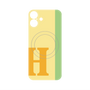 プレミアムパネル with MagSafe［ オリジナル - initial color line - H yellow ］