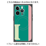 プレミアムパネル with MagSafe［ オリジナル - initial color line - I green ］