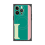 プレミアムパネル with MagSafe［ オリジナル - initial color line - I green ］