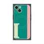 プレミアムパネル with MagSafe［ オリジナル - initial color line - I green ］