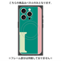 プレミアムパネル with MagSafe［ オリジナル - initial color line - I green ］