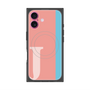 プレミアムパネル with MagSafe［ オリジナル - initial color line - J pink ］