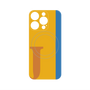 プレミアムパネル with MagSafe［ オリジナル - initial color line - J orange ］