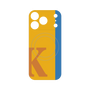 プレミアムパネル with MagSafe［ オリジナル - initial color line - K orange ］