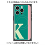 プレミアムパネル with MagSafe［ オリジナル - initial color line - K green ］