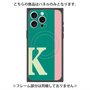 プレミアムパネル with MagSafe［ オリジナル - initial color line - K green ］
