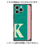 プレミアムパネル with MagSafe［ オリジナル - initial color line - K green ］