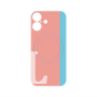 プレミアムパネル with MagSafe［ オリジナル - initial color line - L pink ］