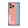 プレミアムパネル with MagSafe［ オリジナル - initial color line - L pink ］