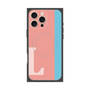 プレミアムパネル with MagSafe［ オリジナル - initial color line - L pink ］