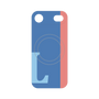 プレミアムパネル with MagSafe［ オリジナル - initial color line - L blue ］