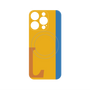 プレミアムパネル with MagSafe［ オリジナル - initial color line - L orange ］